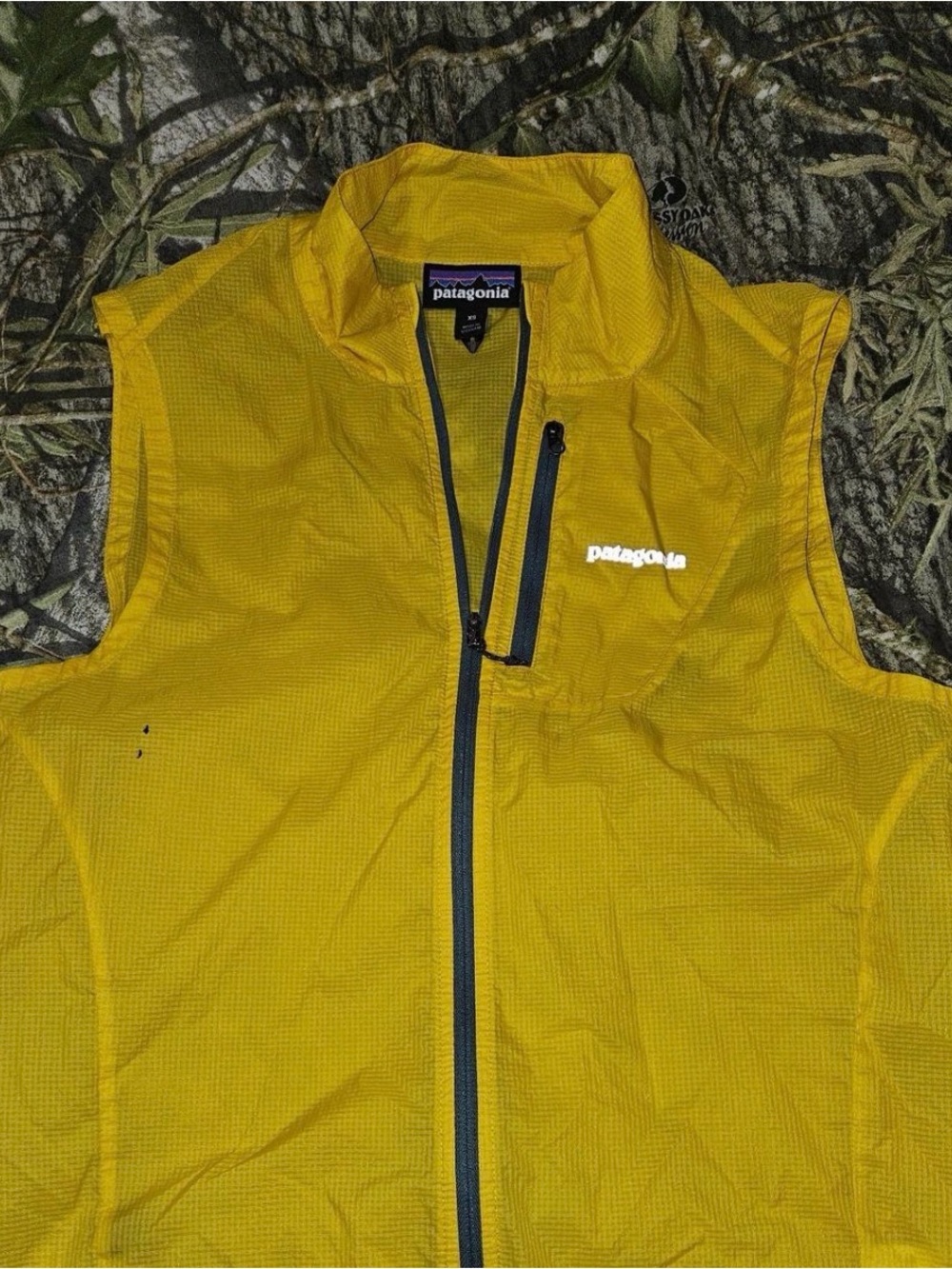 Patagonia Yellow Running or Hiking Vest
